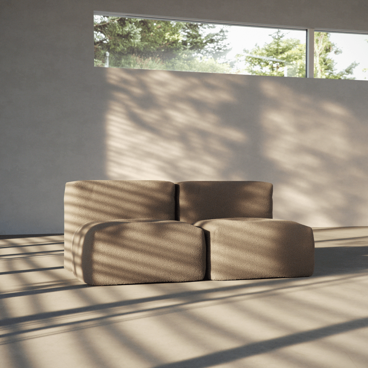 Soft Sofa Indoor - 2 Seater
