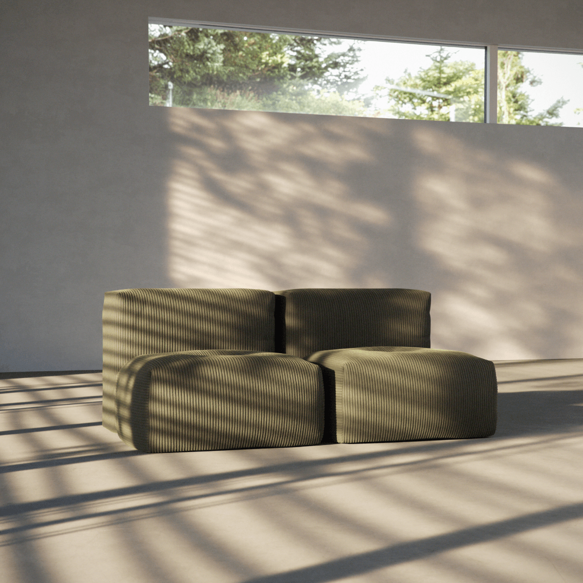 Soft Sofa Indoor - 2 Seater