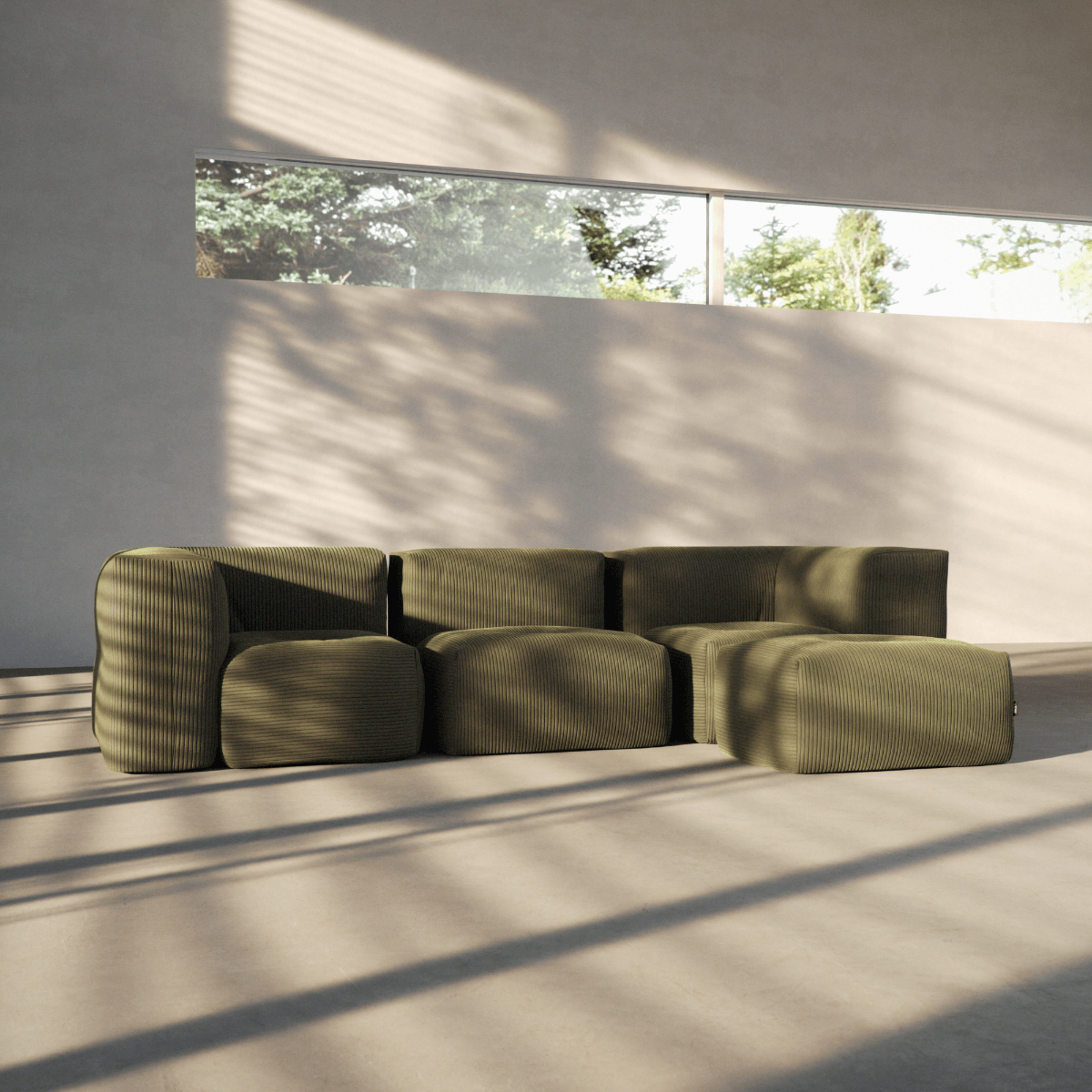 Soft Sofa Indoor - 3 Seater