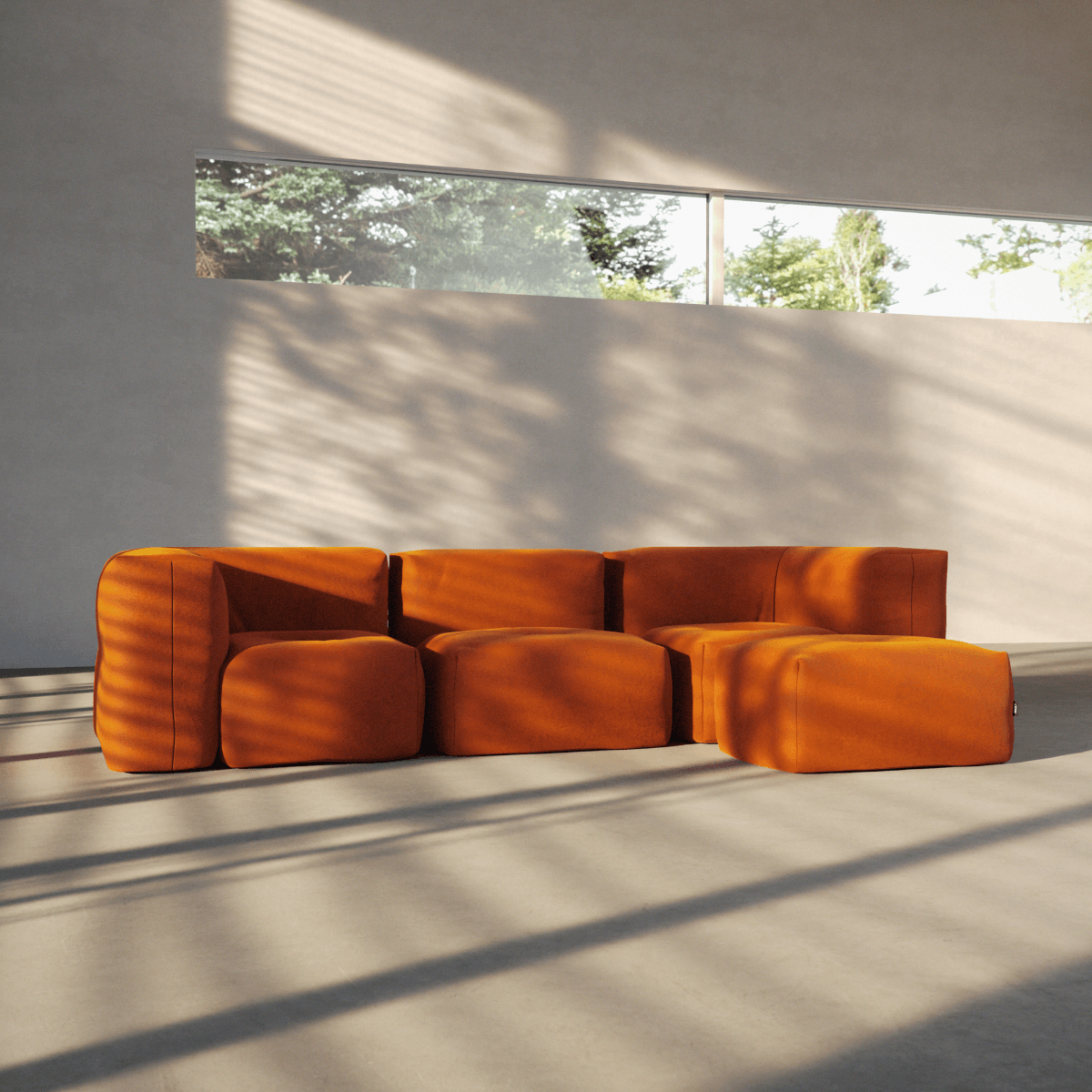 Soft Sofa Indoor - 3 Seater