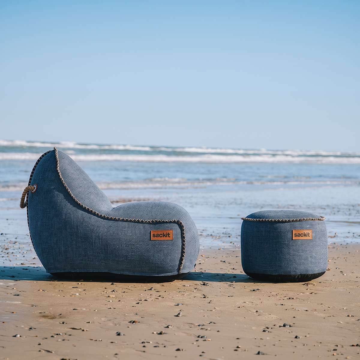 Cobana Lounge Chair & Pouf