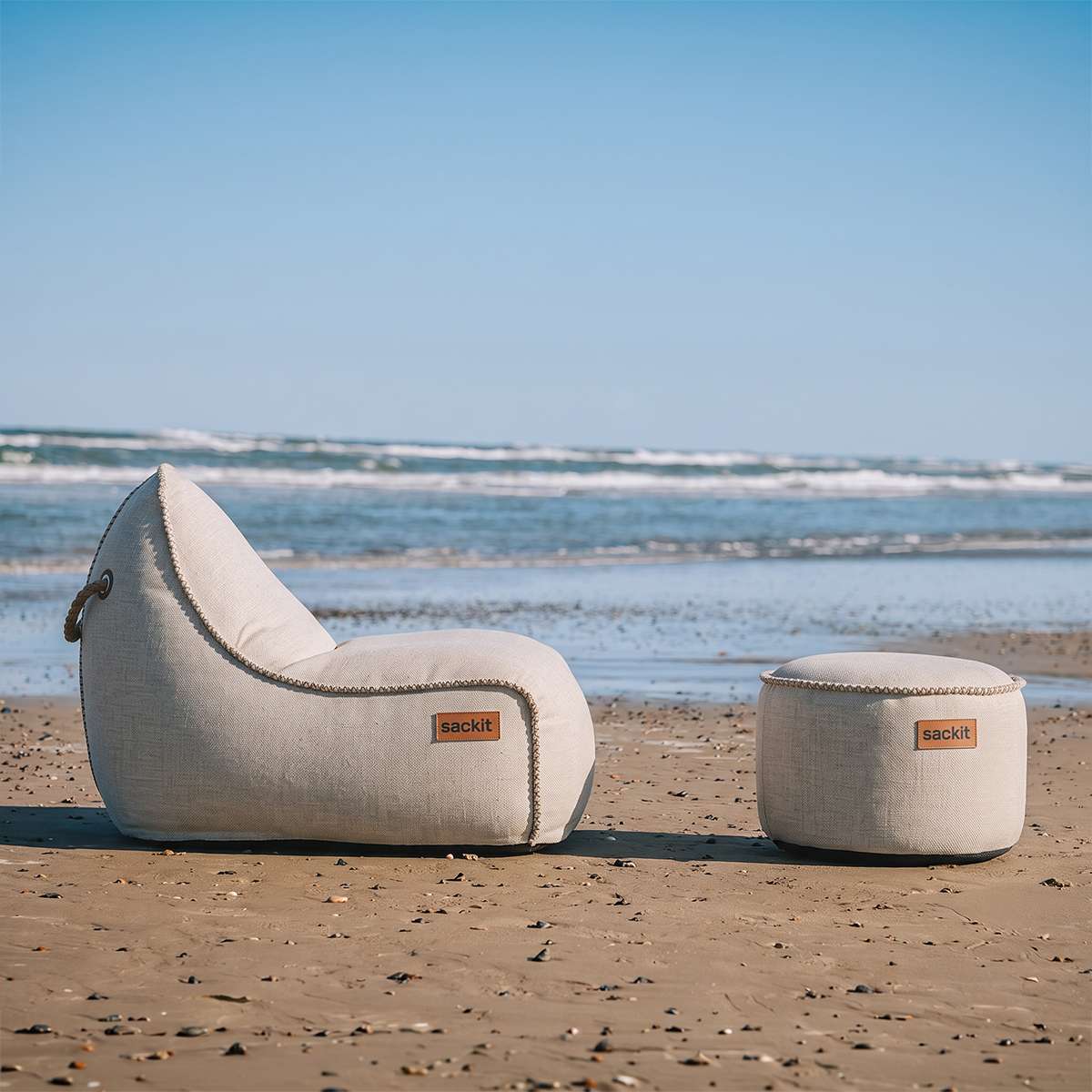 Cobana Lounge Chair & Pouf