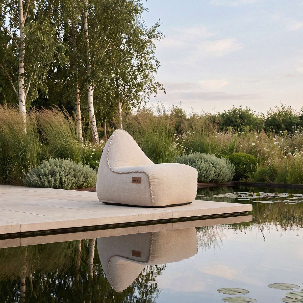 Cobana Lounge Chair & Pouf