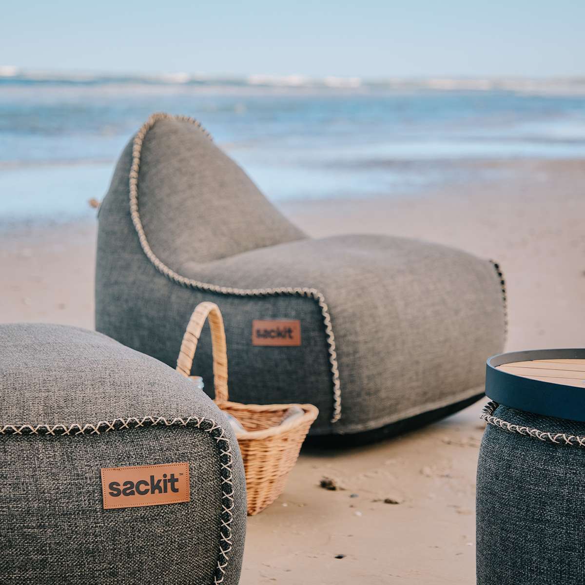 Cobana Lounge Chair & Pouf