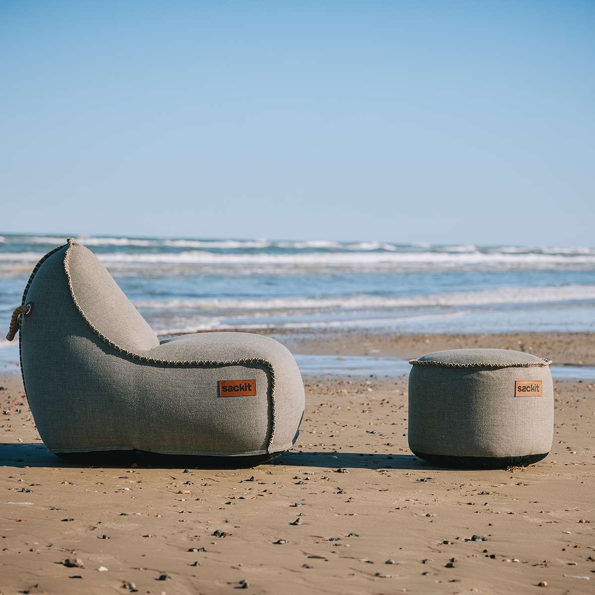 Cobana Lounge Chair & Pouf