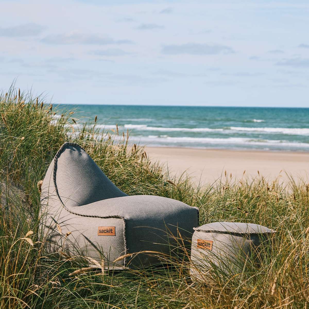 Cobana Lounge Chair & Pouf