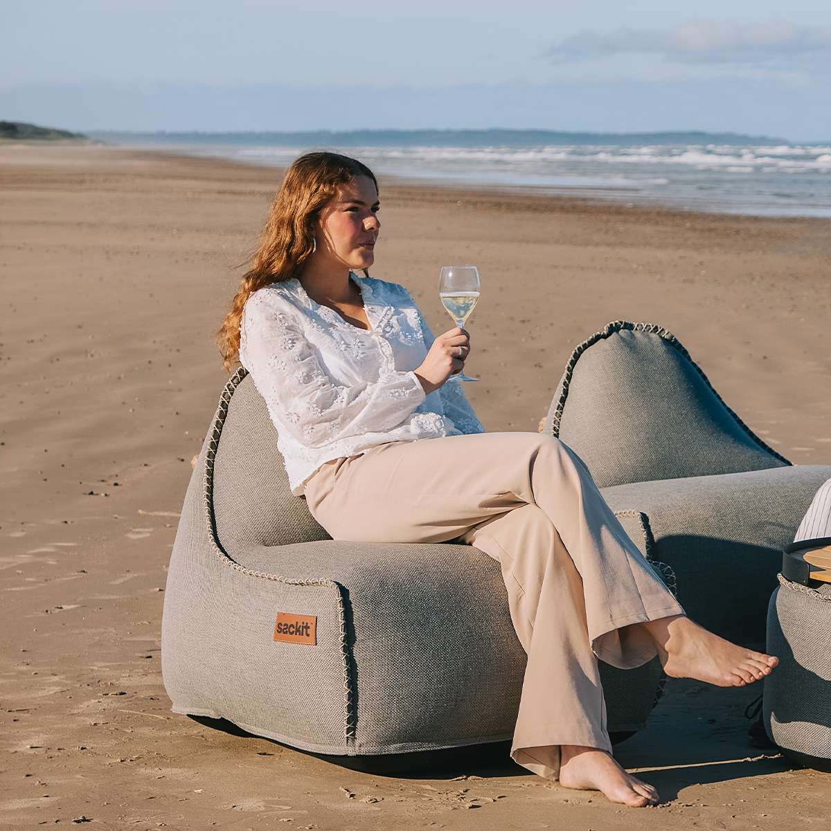 Cobana Lounge Chair & Pouf