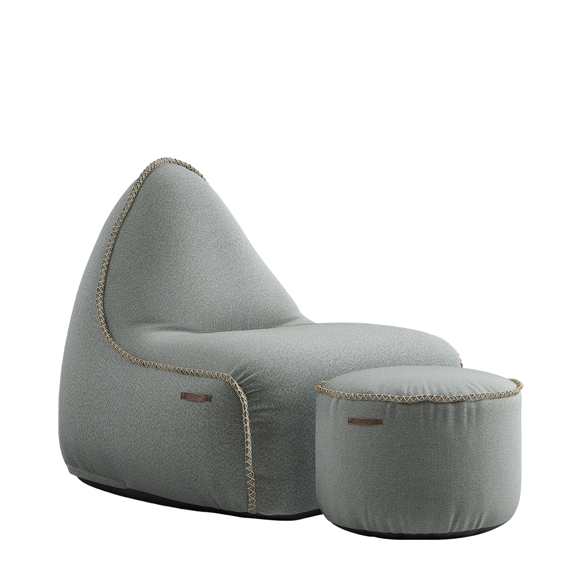 Cura Lounge Chair & Pouf