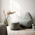 Cura Lounge Chair & Pouf