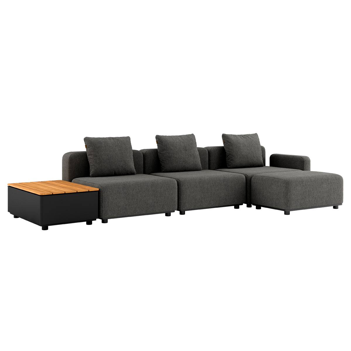 Cobana Lounge Sofa - 3 seater w/ Patio Storage Table