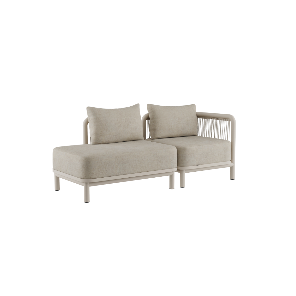Kirra Lounge Sofa - 2 seater w/ open end