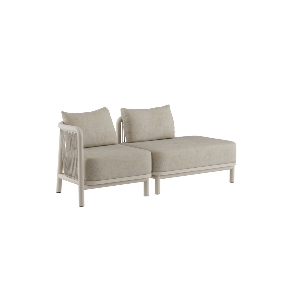 Kirra Lounge Sofa - 2 seater w/ open end