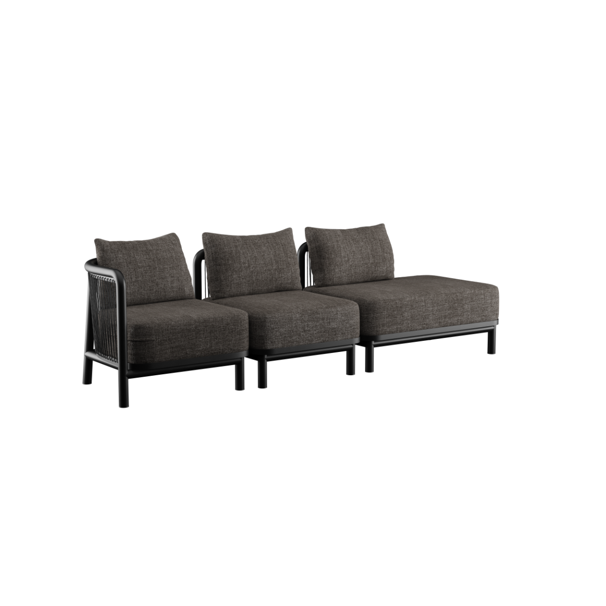 Kirra Lounge Sofa - 3 seater w/ open end