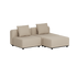 Cobana Lounge Sofa - 2 seater i Boucle Beige från sackit