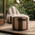 sackit Pouf Outdoor i Renesse Chestnut – miljöbild