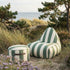 sackit Chair & Pouf Outdoor i Renesse Olive – miljöbild