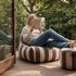 sackit Chair & Pouf Outdoor i Renesse Chestnut – miljöbild