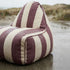 sackit Chair & Pouf Outdoor i Renesse Chestnut – miljöbild