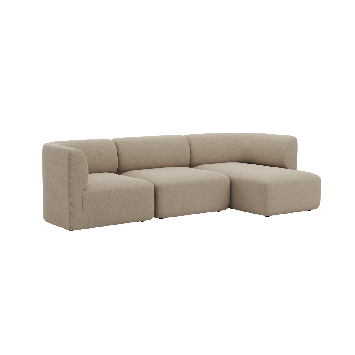 Fjord Sofa - 3 Seater Chaise Right