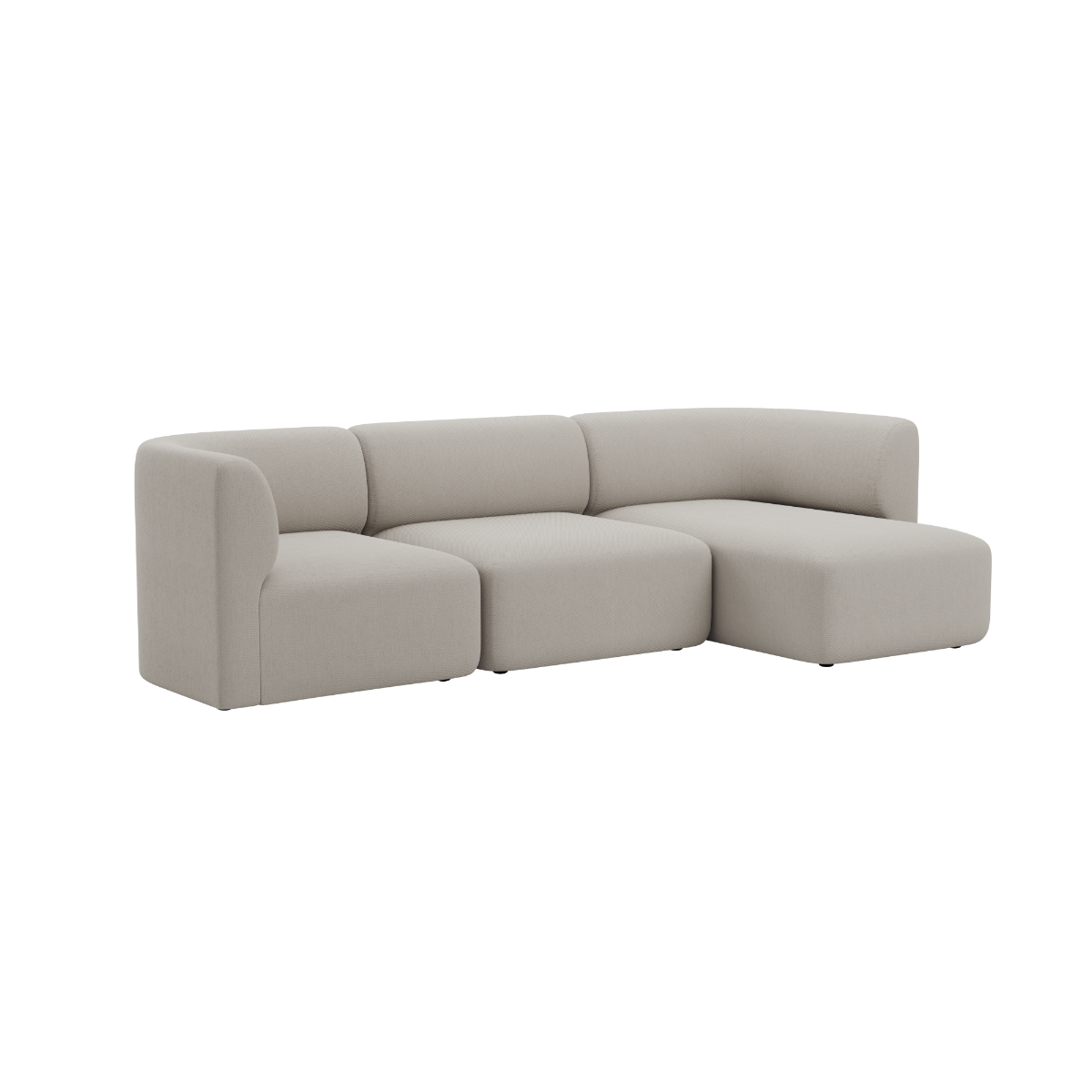 Fjord Sofa - 3 Seater Chaise Right