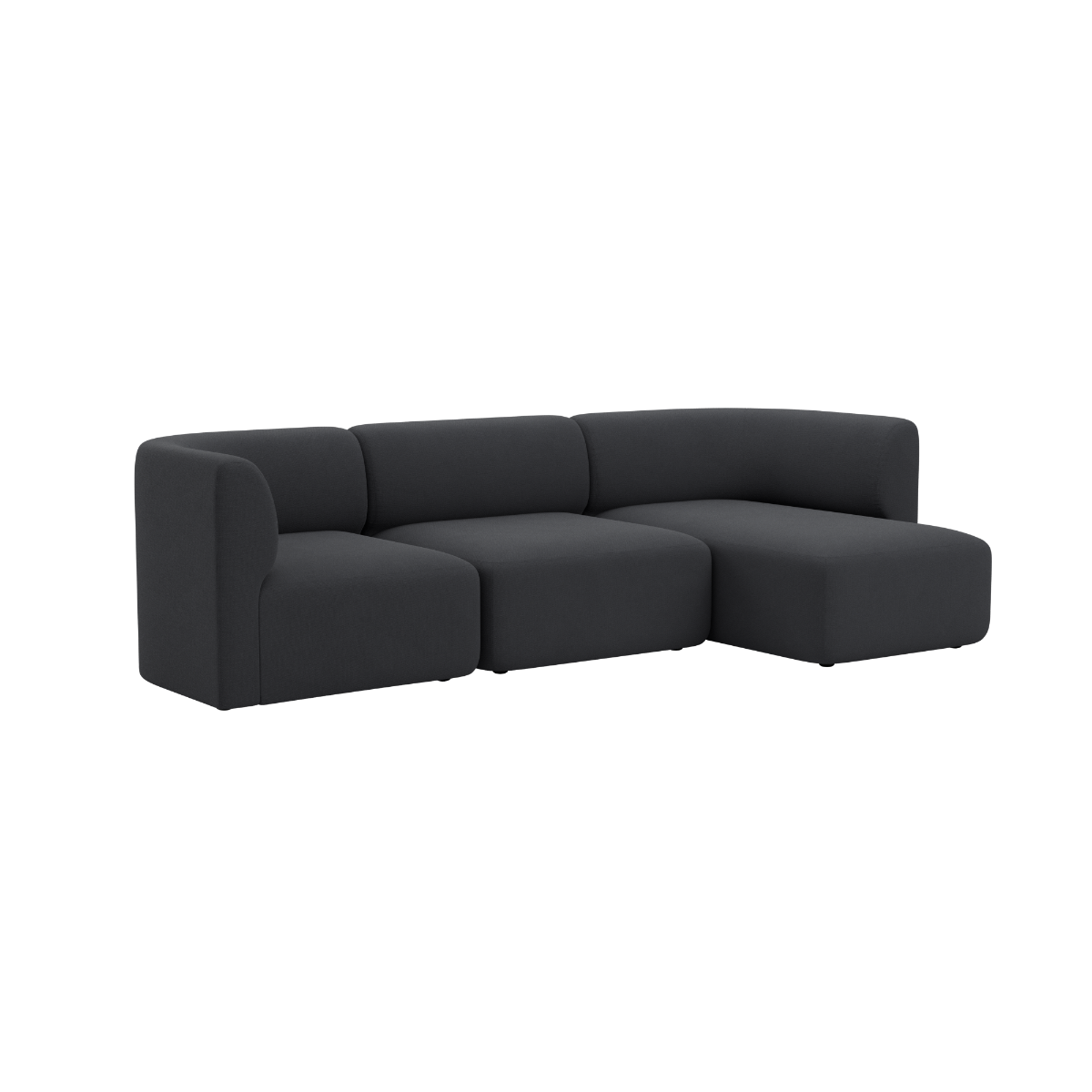 Fjord Sofa - 3 Seater Chaise Right i Cosmo Slate från sackit