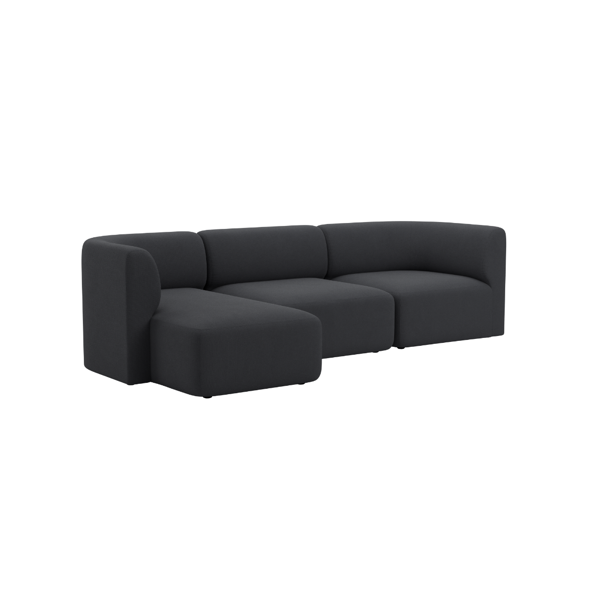 Fjord Sofa - 3 Seater Chaise Left i Cosmo Slate från sackit